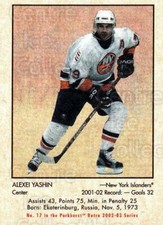 2002-03 Parkhurst Retro Minis #17 Alexei Yashin