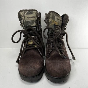 Realtree Boots Junior Youth 13 Camouflage Hunting Hiking Thinsulate 200 Gram - Picture 1 of 8