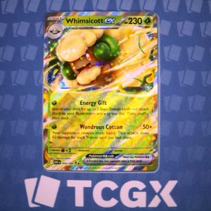 Pokemon - Whimsicott ex - 005/086 - SV: White Flare - Holo - Doble Raro Casi Nuevo - Imagen 1 de 1
