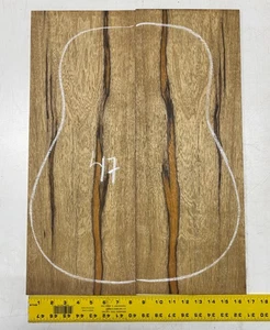 Black Limba Guitar Back Dreadnought 22"x 8-3/8"x 3/16" #47 - Picture 1 of 2