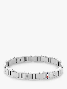 Tommy HilfigerMen's Screw Down Links Bracelet, Silver - Picture 1 of 4