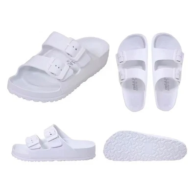 Sandalias cómodas unisex de goma EVA antideslizantes suaves de goma zapatillas de verano Foto 1 de 4