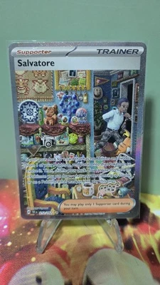 Pokemon TCG Salvatore 212/162 SV05: Temporal Forces Illustration Rare 2024 NM - Image 1 of 4