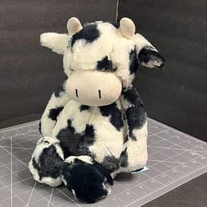 Jellycat Medium Bashful Calf Plush Black and White Cow Stuffed Farm Animal NWT - Picture 1 of 16
