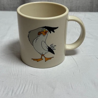 Taza de café de plástico vintage de los años 90 The Disney Channel Little Mermaid Scuttle Foto 1 de 4