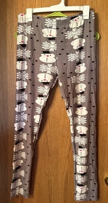 Leggings Vivian Mujer Gris Muñeco de Nieve Talla Grande Foto 1 de 2