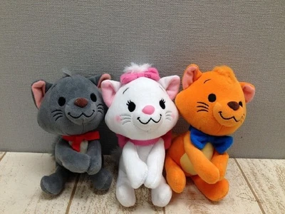 Disney Store nuiMOs The Aristocat Marie Berlioz Toulouse Plush Doll Set of 3 - Image 1 of 4