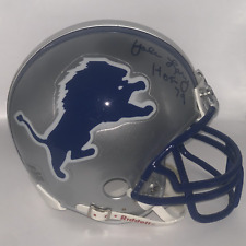 YALE LARY "HOF 79" Autographed Detroit Lions Signed Mini Helmet Inscription ✍🏻
