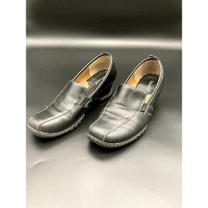 Bjorndal "Noelle" Black Leather Loafers, Women's Size 9.5M/EUR 40 - Picture 1 of 7