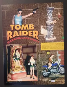 TOMB RAIDER 1999 Lara Croft Playmates Linea Giocattolo ~ Pagina Anteprima Rivista/ANNUNCIO STAMPA - Foto 1 di 1