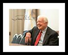 Photo imprimée 8x10 signée Jimmy Carter dédicacée président démocrate des États-Unis