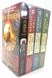 J. R. R. Tolkien 4-Book Boxed Set: The Hobbit and the Lord of the Rings SEALED - Imagen 1 de 4