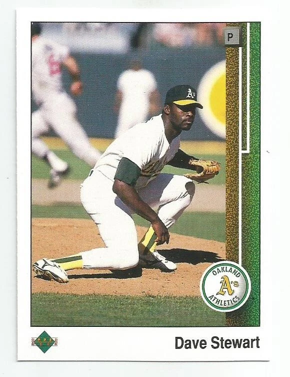 DAVE STEWART 1989 UPPER DECK CARD NM-MT CONDITION