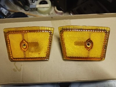 Pontiac Lemans Tempest 1970 70 lentes marcadores delanteros originales GM BUEN ESTADO Foto 1 de 4