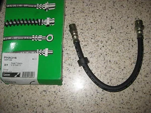 NUEVA MANGUERA DE FRENO DELANTERA FLEXIBLE - SE ADAPTA A: VOLKSWAGEN GOLF MK2 GTi 8v y 16v (1983-91) - Imagen 1 de 1