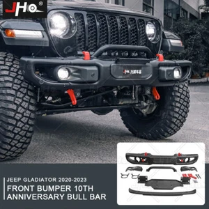 Steel Front Bumper Kit 10th Anniversary Fit For Jeep Wrangler JL Gladiator 2021+ - Picture 1 of 6