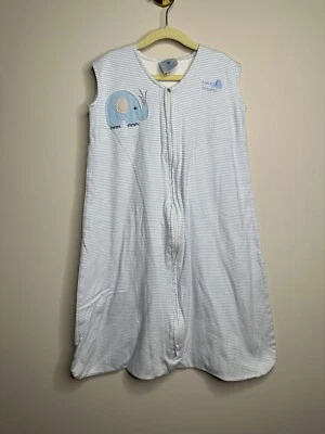 HALO Baby Boy Sleep Sack Cotton Wearable Blanket Size Large Blue/Stripes - Image 1 of 4