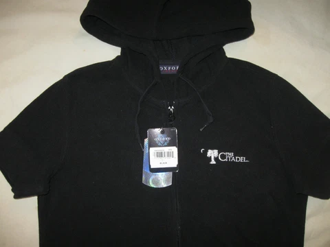 The Citadel Bulldogs Polar Fleece Hoodie New Women's Small Ladies Full Zip NCAA Cover