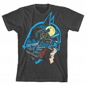 DC Comics☆Camiseta Batman Big Face para niños ☆ Liga de la Justicia ☆ Niños Tallas 8-20 - Imagen 1 de 2