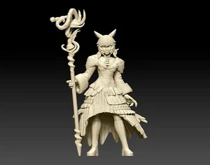 Y'Shtola Cat Girl | Fantasy Miniature DnD Miniature Tabletop Game RPG Pathfind - Picture 1 of 2