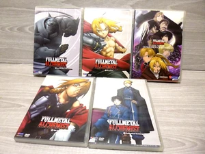 Fullmetal Alchemist 5 DVD Lot - Vol 1 - 4 plus movie Complete with Inserts Anime - Picture 1 of 2