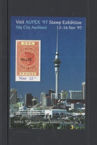 Niue B63 MNH Stamp Expo Stamps on Stamps Cover
