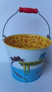Vintage 1996 Schilling Curious George Metal Tin Bucket Cool - Picture 1 of 8