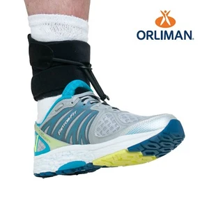 Boxia Drop Foot Support, Foot Drop AFO, Foot Up For Stroke & Nerve Damage BLACK