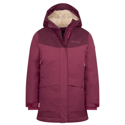 Trollkids Oslo Coat PRO Mädchen Rosa Jacke Winterjacke Mantel Outdoor 456-421