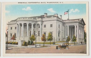 MEMORIAL CONTINENTAL HALL Daughter American Revolution Washington DC Postcard WB - Picture 1 of 2