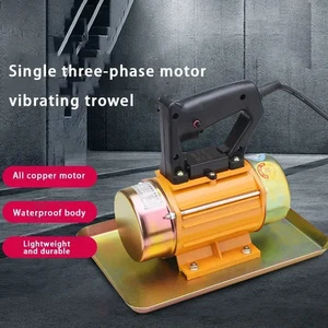  Compact Vibrating Plate Compactor Cement Vibrating Polisher Single-Phase 220V - Picture 1 of 14
