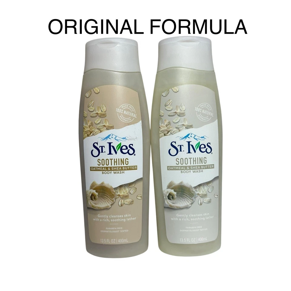 4 St. Ives Oatmeal and Shea Butter Body Wash 13.5 FL Oz