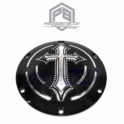 Precision Billet Sportster Dark Side Billet Derby Cover for 2010-2019 Harley rl Foto 1 de 4