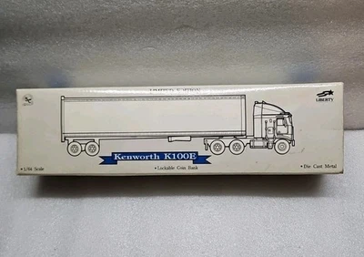 Kenworth K100E Limited Edition 1/64 Scale Hoover Semi Tractor & Trailer Bank NIB - Image 1 of 4