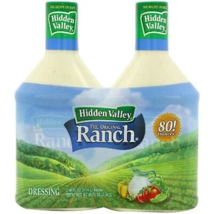 Hidden Valley The Original Ranch Dressing, Original, 2-Count Bottle, 80 fl oz - Picture 1 of 3
