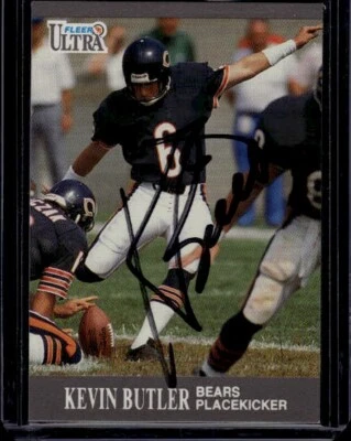1991 Ultra #153 Autographed Kevin Butler Trading Card - Image 1 of 2