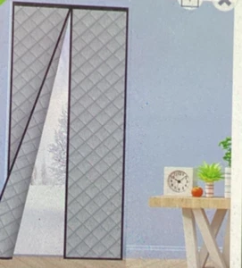 Weatherproof Magnetic Door Curtain 30" x 78" for Temperature Control & Privacy - Picture 1 of 3