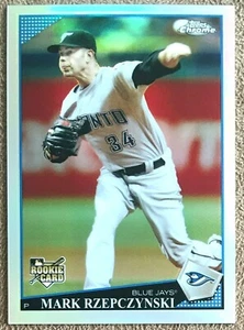Mark Rzepczynski 2009 Topps Update Chrome Rookie Refractor #CHR15 Blue Jays MLB - Picture 1 of 2