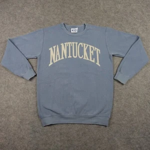 Nantucket Sweatshirt Mens Small Blue Pullover Crewneck The Sunken Ship Pullover - Picture 1 of 12