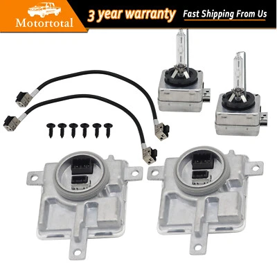 Pair For Audi A3 A4 A5 VW Xenon Ballast &Bulb D3S Headlight Control Unit Module Foto 1 de 4