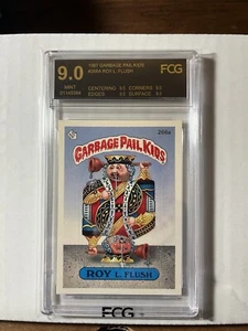 FCG 9 MINT 1987 GARBAGE PAIL KIDS STICKER #266a ROY L. FLUSH SERIES 7 ** - Bild 1 von 2