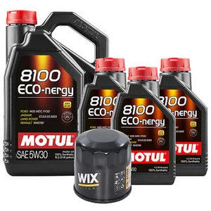 8L Motul 8100 ECO-NERGY 5W30 Wix Filter Motor Oil Change Kit API SL - Picture 1 of 1