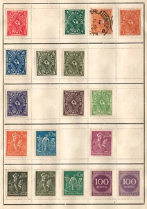 Worldwide GERMANY Very Fine Mint Stamps Hinged on List # 124 - Picture 1 of 1
