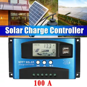 100A MPPT Regolatore di carica solare Pannello celle solari automatiche - Picture 1 of 10