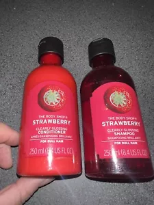THE BODY SHOP " STRAWBERRY " SHAMPOO + CONDITIONER 250 ml ORIGINAL - NEU - Bild 1 von 1