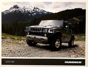 2009 HUMMER H2—U.S. SPECIFICATION SHEET—SALES BROCHURE—EXCELLENT - Picture 1 of 2
