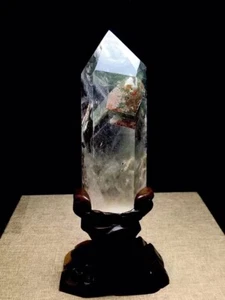 3,78 Pfund Top natürlicher Geist Phantom Quarz Kristall Mineral Probe Reiki Turm - Bild 1 von 7