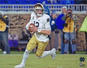 Foto autografiada de Notre Dame de 16x20 libro de Ian - Imagen 1 de 3