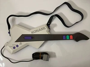 Guitar Freak Guitar Controller Sony PlayStation PS1 Controller Konami RU018 - Picture 1 of 9