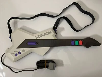 Guitar Freak Guitar Controller  Sony PlayStation PS1 Controller Konami RU018 - Image 1 of 4